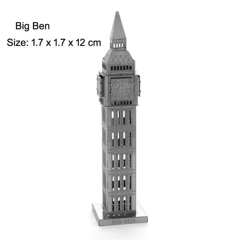 Puzzle 3D Métal - Monuments | Big Ben, Londres