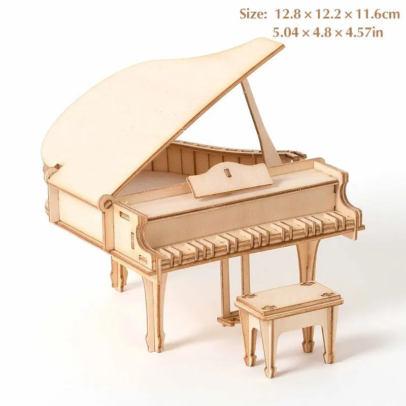 Puzzle 3D en bois - Instruments de musique | Piano
