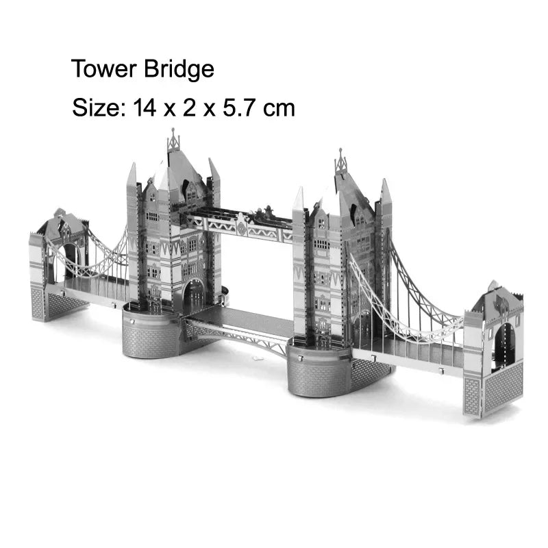 Puzzle 3D Métal - Monuments | Tower bridge, Londres