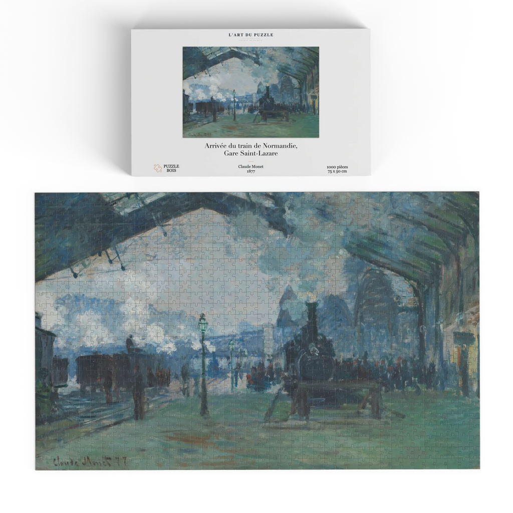Arrivée du train de Normandie, Gare Saint-Lazare - Claude Monet