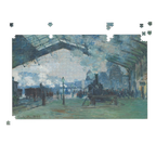 Arrivée du train de Normandie, Gare Saint-Lazare - Claude Monet