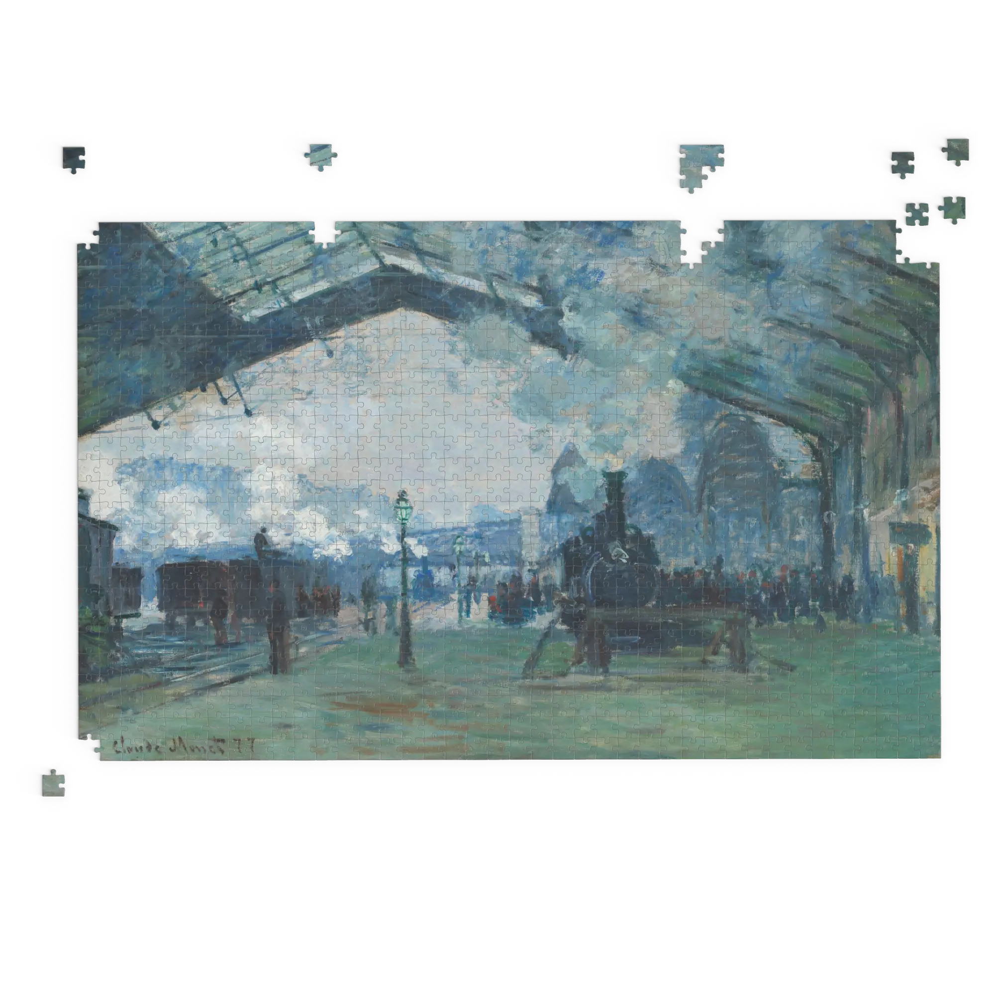 Arrivée du train de Normandie, Gare Saint-Lazare - Claude Monet