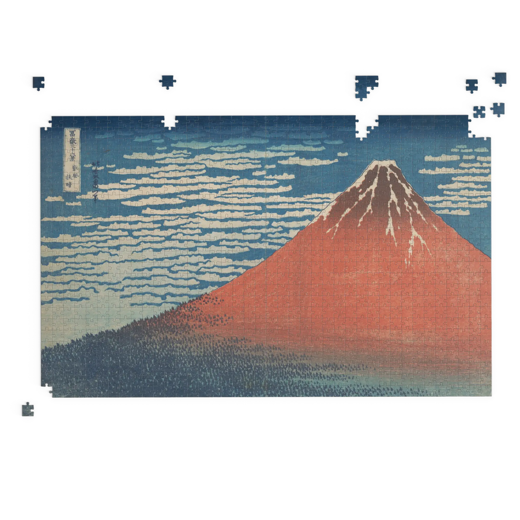 Fuji Rouge - Katsushika Hokusai