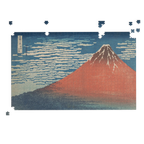 Fuji Rouge - Katsushika Hokusai