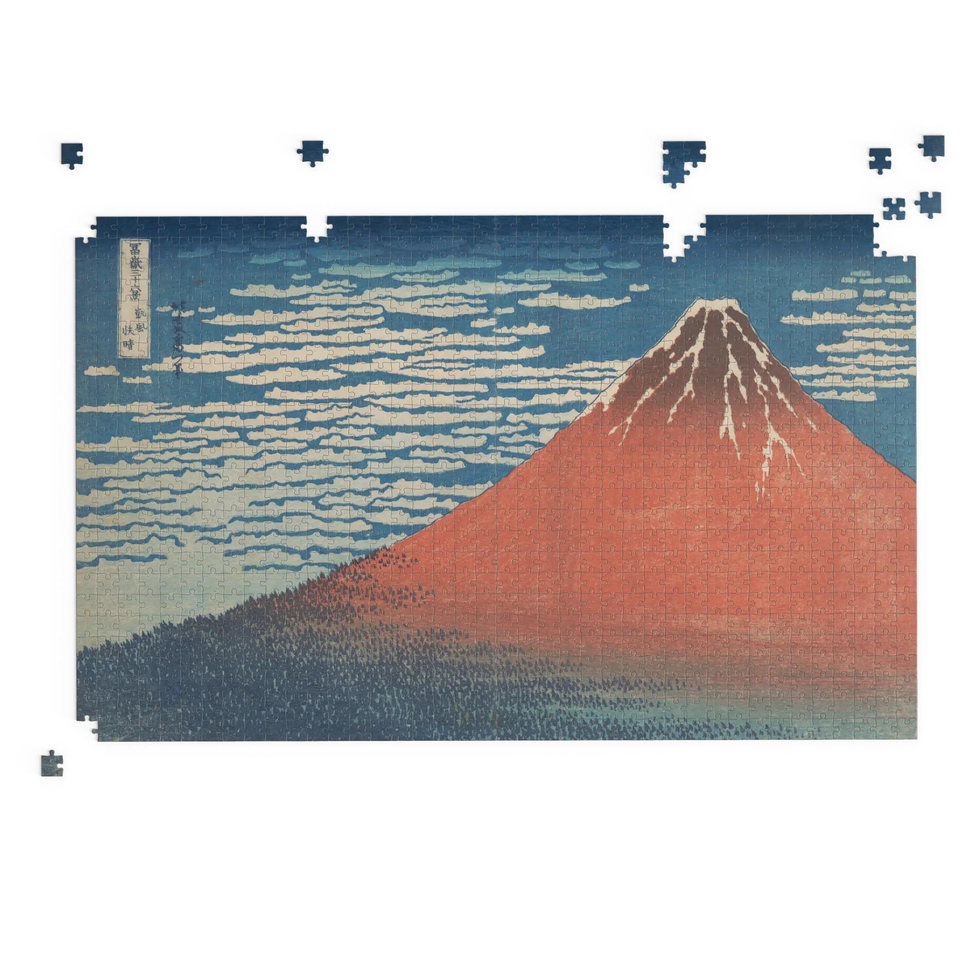 Fuji Rouge - Katsushika Hokusai
