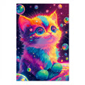 Puzzle Chat & Bulles Colorées - Rêve Onirique - 1000 Pièces