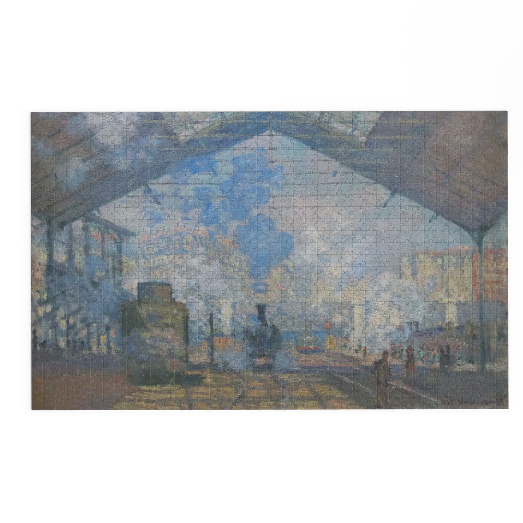 La gare Saint-Lazare - Claude Monet