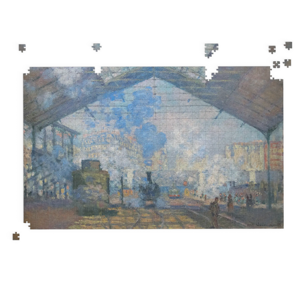 La gare Saint-Lazare - Claude Monet