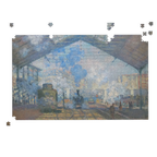 La gare Saint-Lazare - Claude Monet