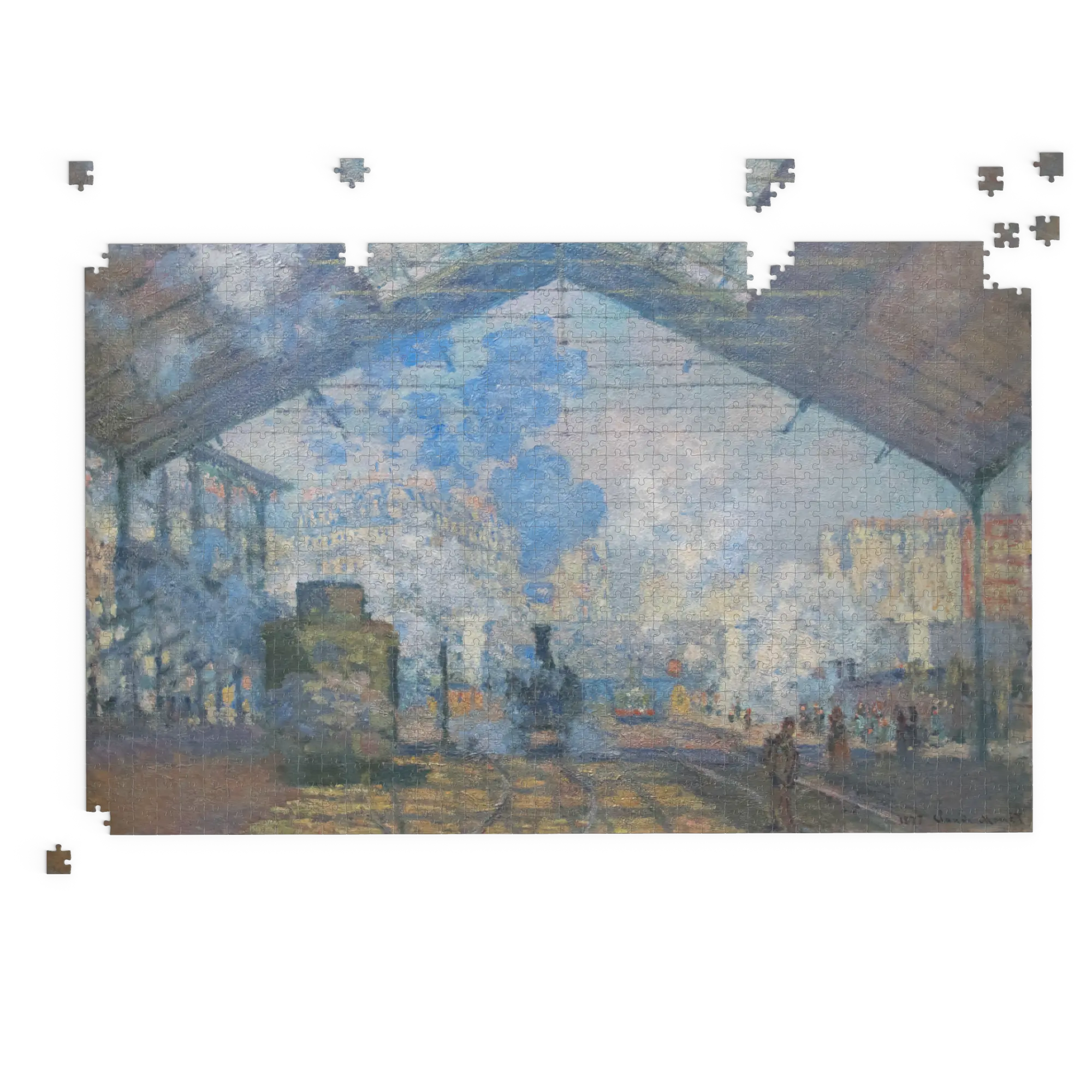 La gare Saint-Lazare - Claude Monet