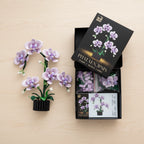 Puzzle 3D Fleur : Maquette à Assembler d'Orchidée Phalaenopsis Élégante (619 Pièces)