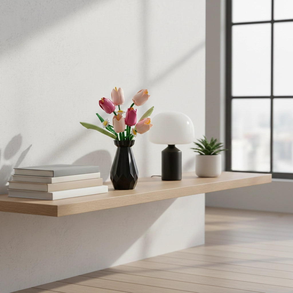 Puzzle 3D Tulipes Éternelles : Maquette Florale à Assembler pour Adulte (Décoration)