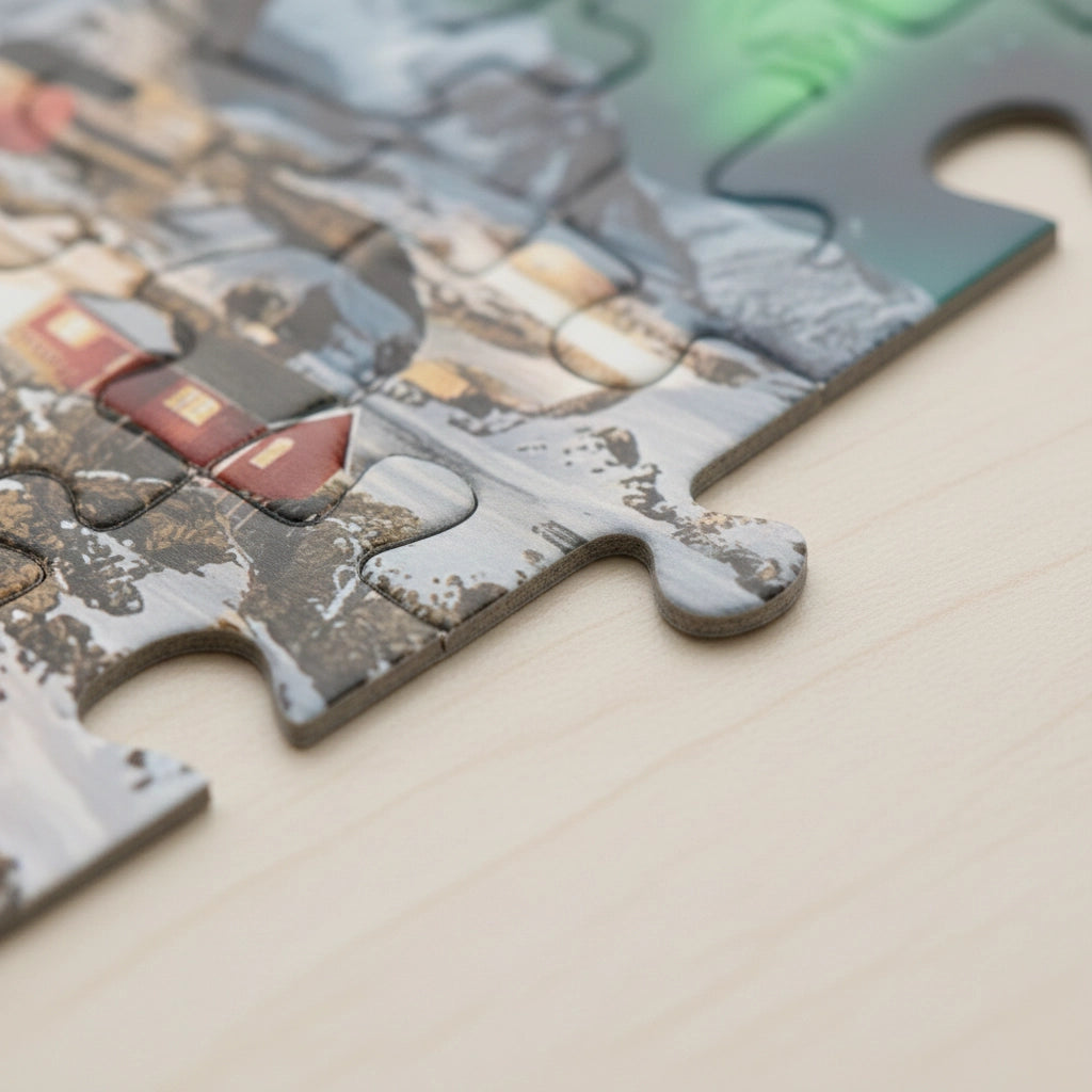 Puzzle 1000 Pièces - Aurore Boréale (Paysage, Adulte)