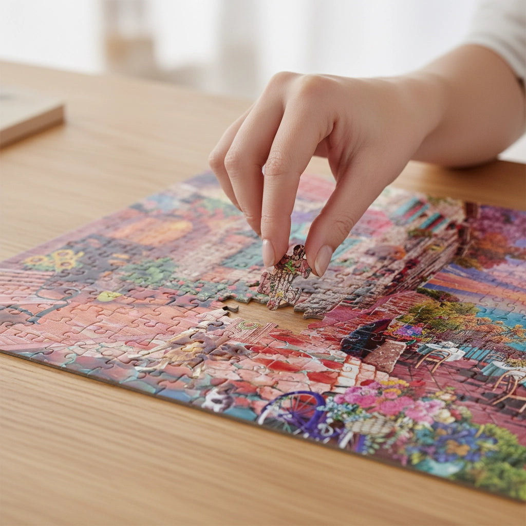 Puzzle 1000 Pièces - Fleur du matin (Paysage, Adulte)