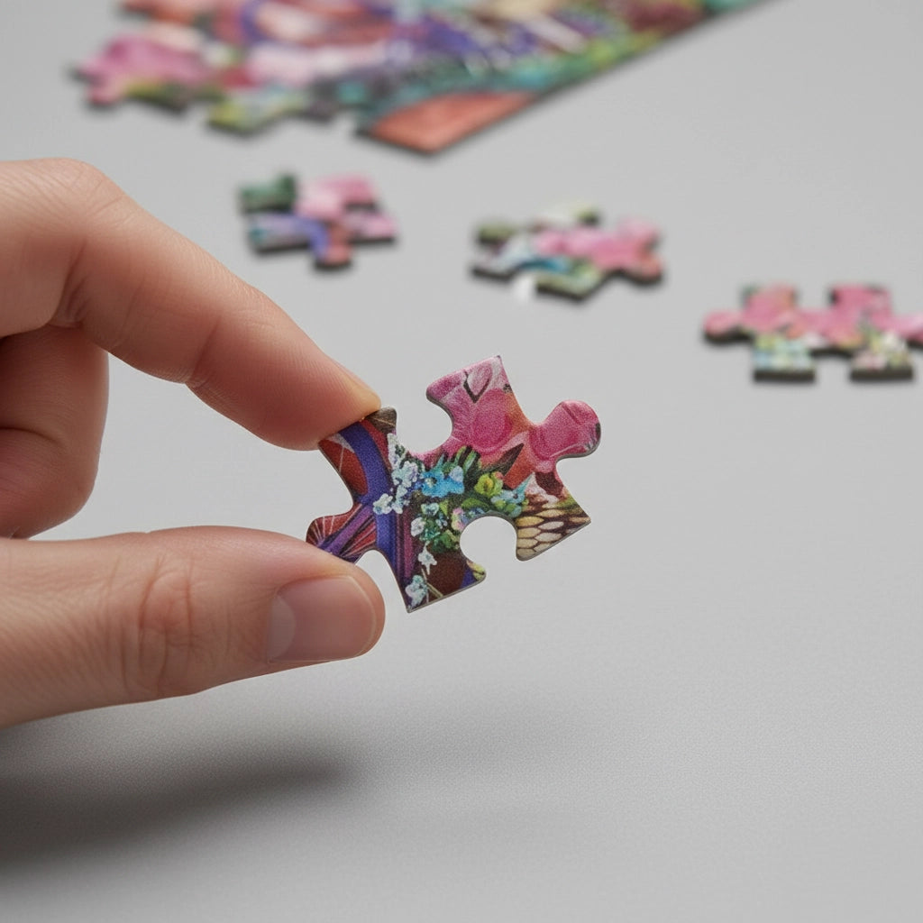 Puzzle 1000 Pièces - Fleur du matin (Paysage, Adulte)