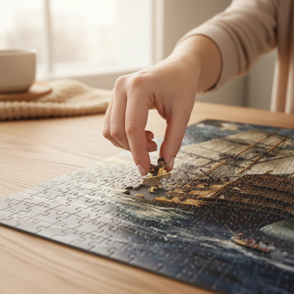 Puzzle 1000 Pièces - Grand Voilier (Art, Adulte)