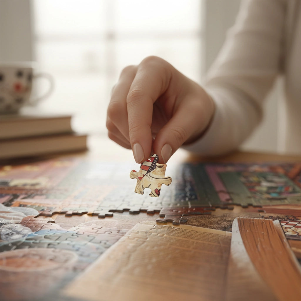 Puzzle 1000 pièces - Maison chaleureuse (Art, Adulte)