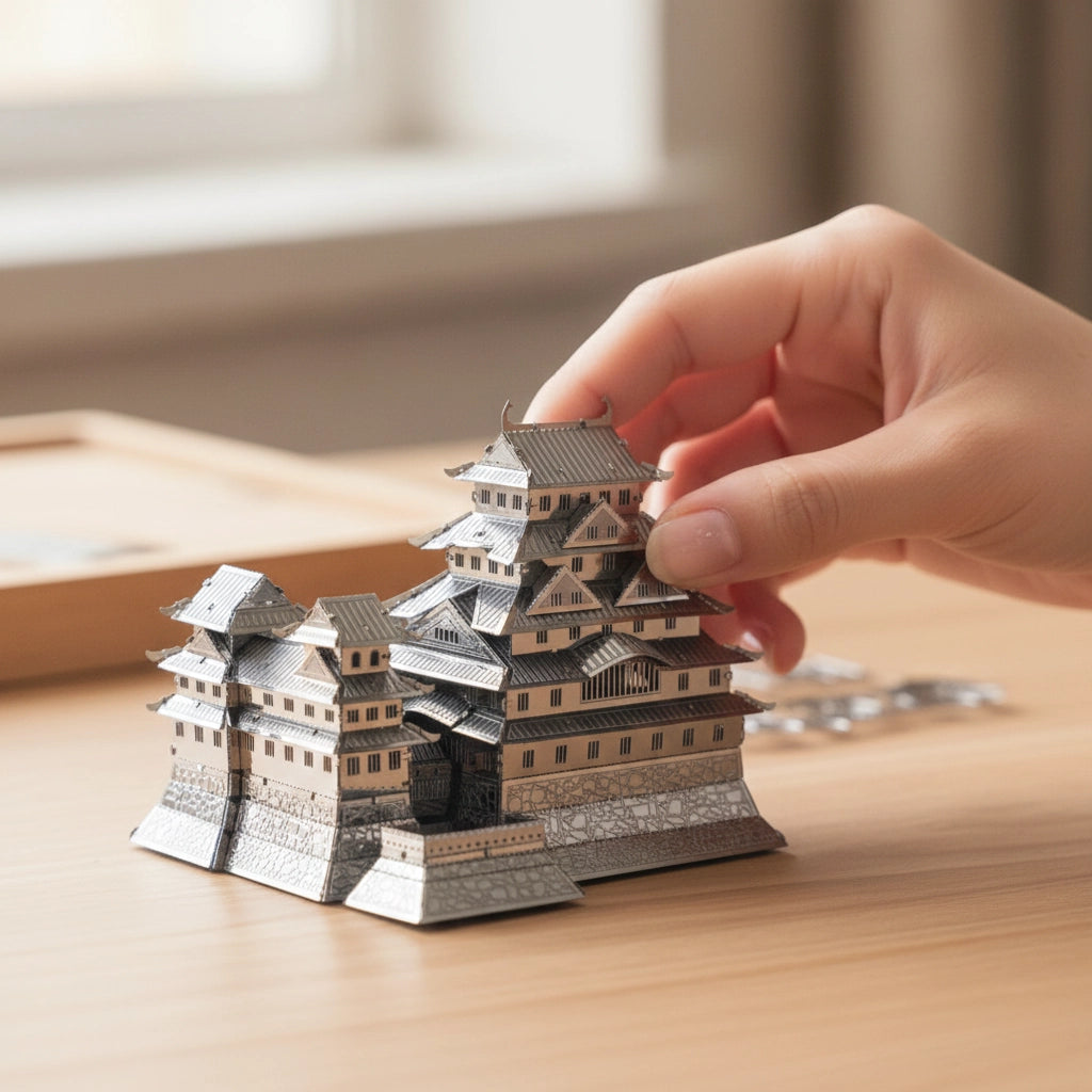 Puzzle 3D Métal - Monuments | Chateau Himeji