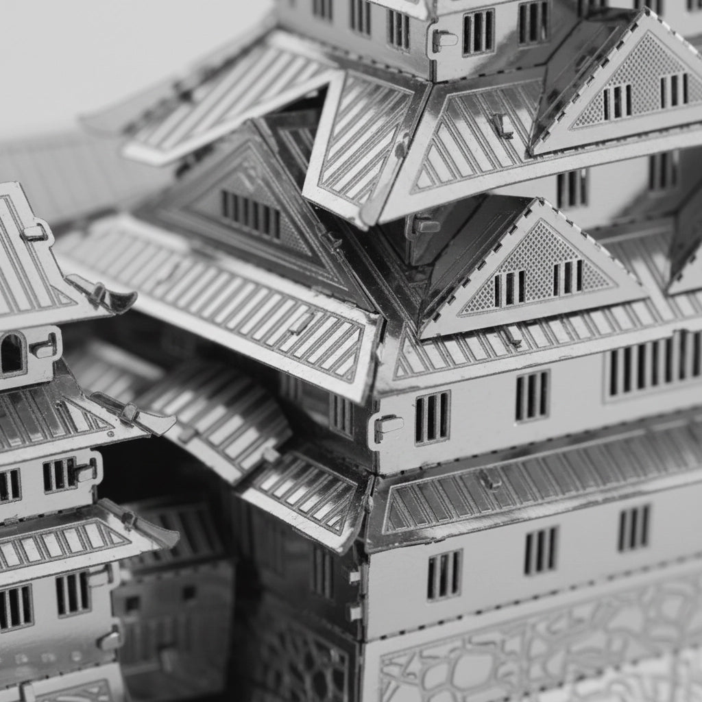 Puzzle 3D Métal - Monuments | Chateau Himeji