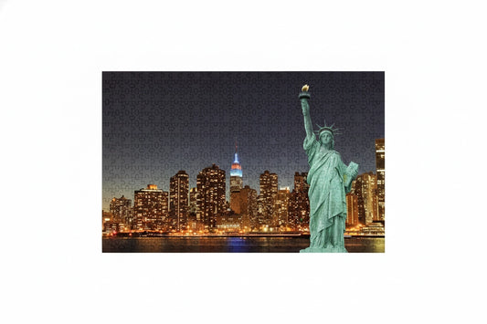 Puzzle 500 Pièces - Statue de la Liberté (Paysage, Adulte)