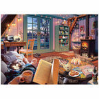 Puzzle 1000 pièces - Maison chaleureuse (Art, Adulte)
