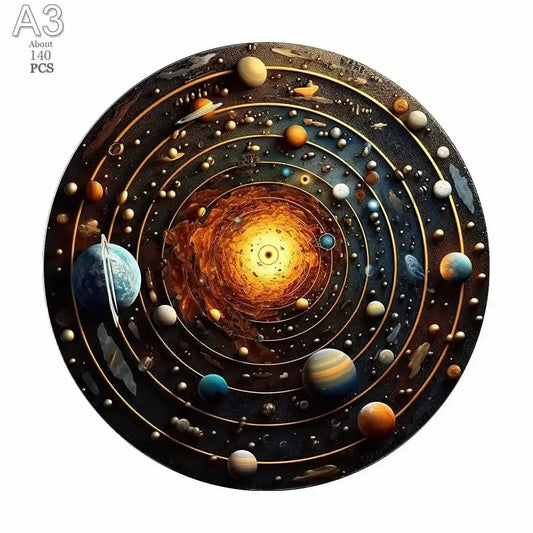 Puzzle en bois - Système solaire (Astronomie)