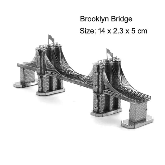 Puzzle 3D Métal - Monuments | Le Pont de Brooklyn