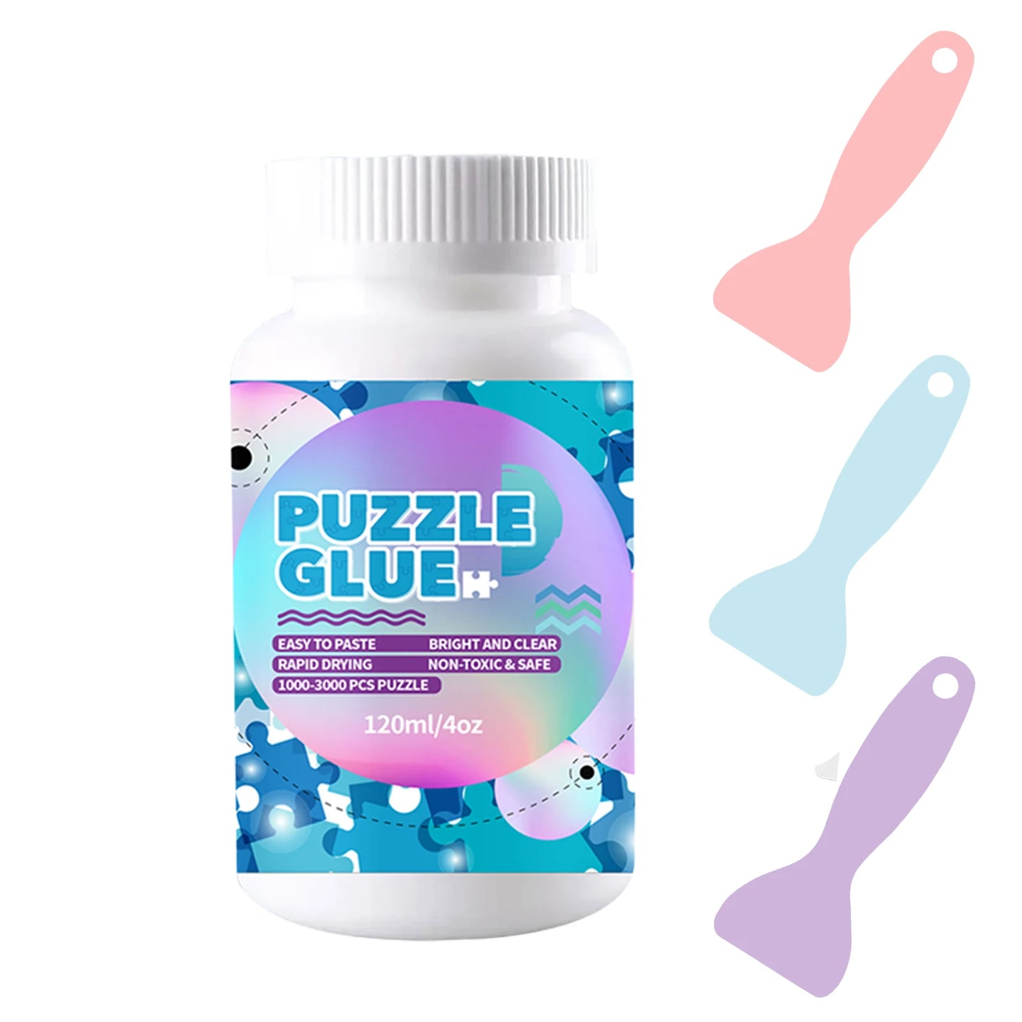 Colle pour puzzle avec applicateur