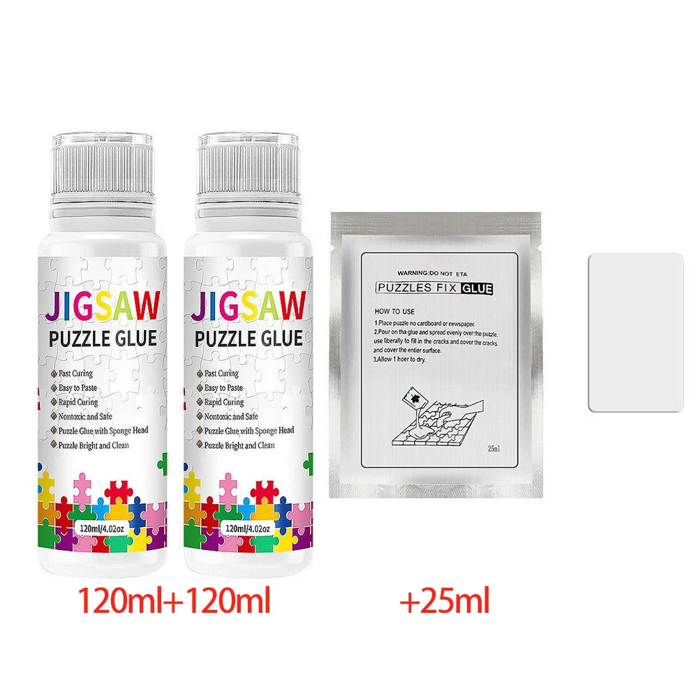 Colle pour Puzzle - Tenue continue et effet Brillant