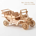 Puzzle 3D en Bois - Voiture Classique