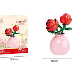 Puzzle 3D Fleurs en Pot – Compositions Florales Variées en Micro-Briques Décoratives