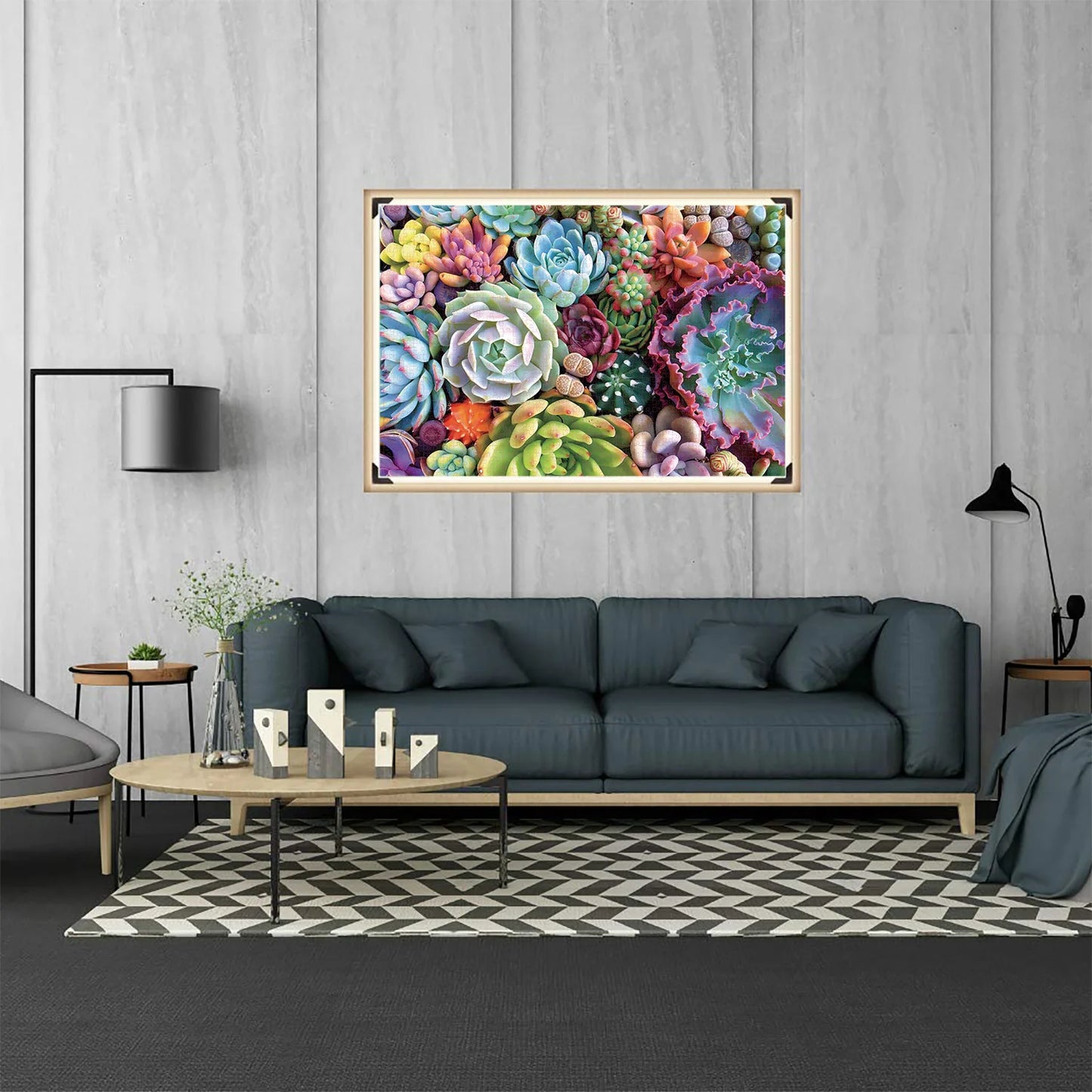 Puzzle 1000 Pièces - Plantes succulentes (Plante, Adulte)