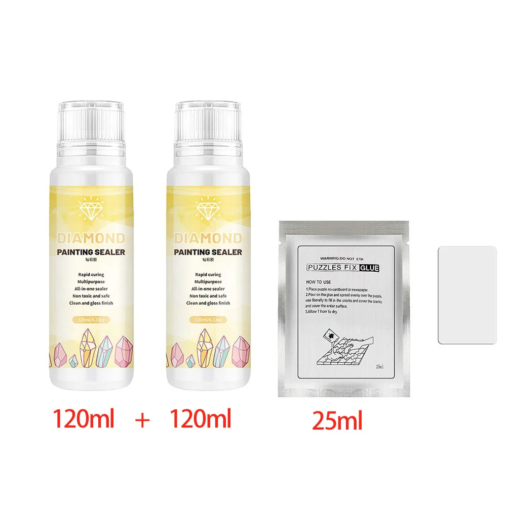 Colle pour Puzzle - Tenue continue et effet Brillant