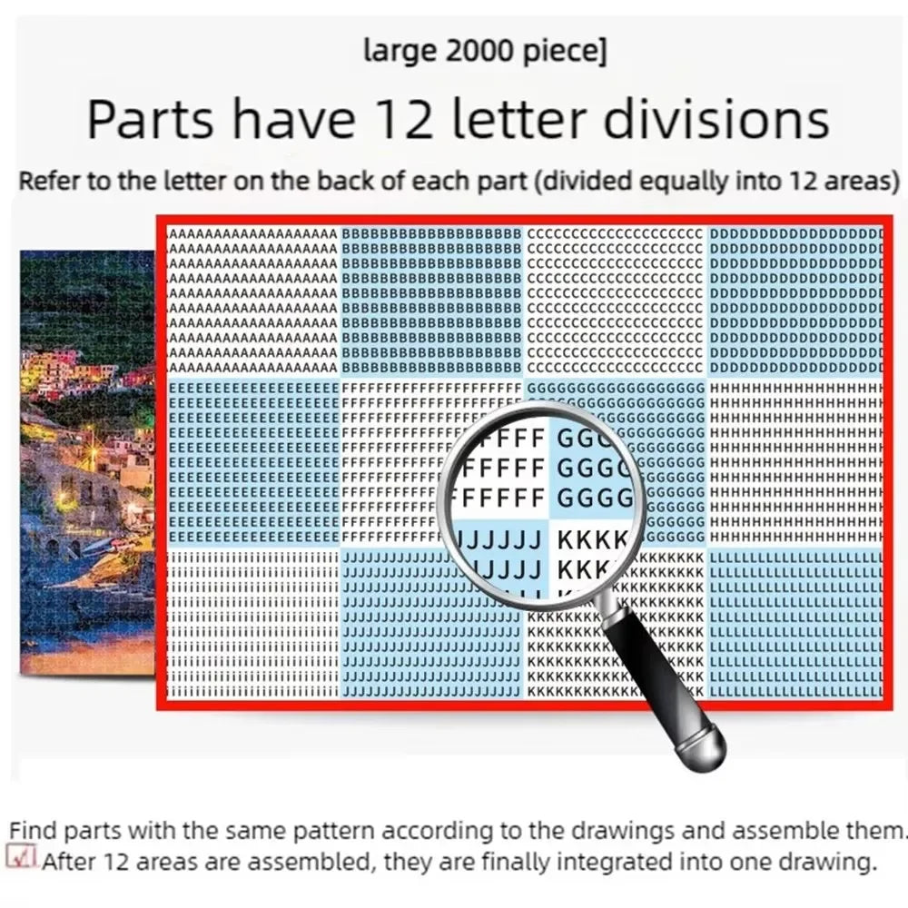 Puzzle 2000 Pièces - Chateau Sombre (Cartoon, Halloween)