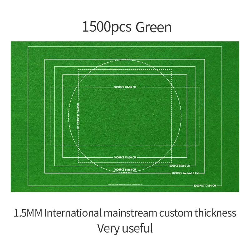 Tapis de puzzle 1500 pièces professionnel en feutre