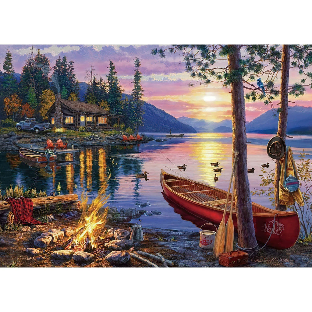 Puzzle 1000 Pièces - Lac aux Canoës, Darrell Bush (Adulte, Art)