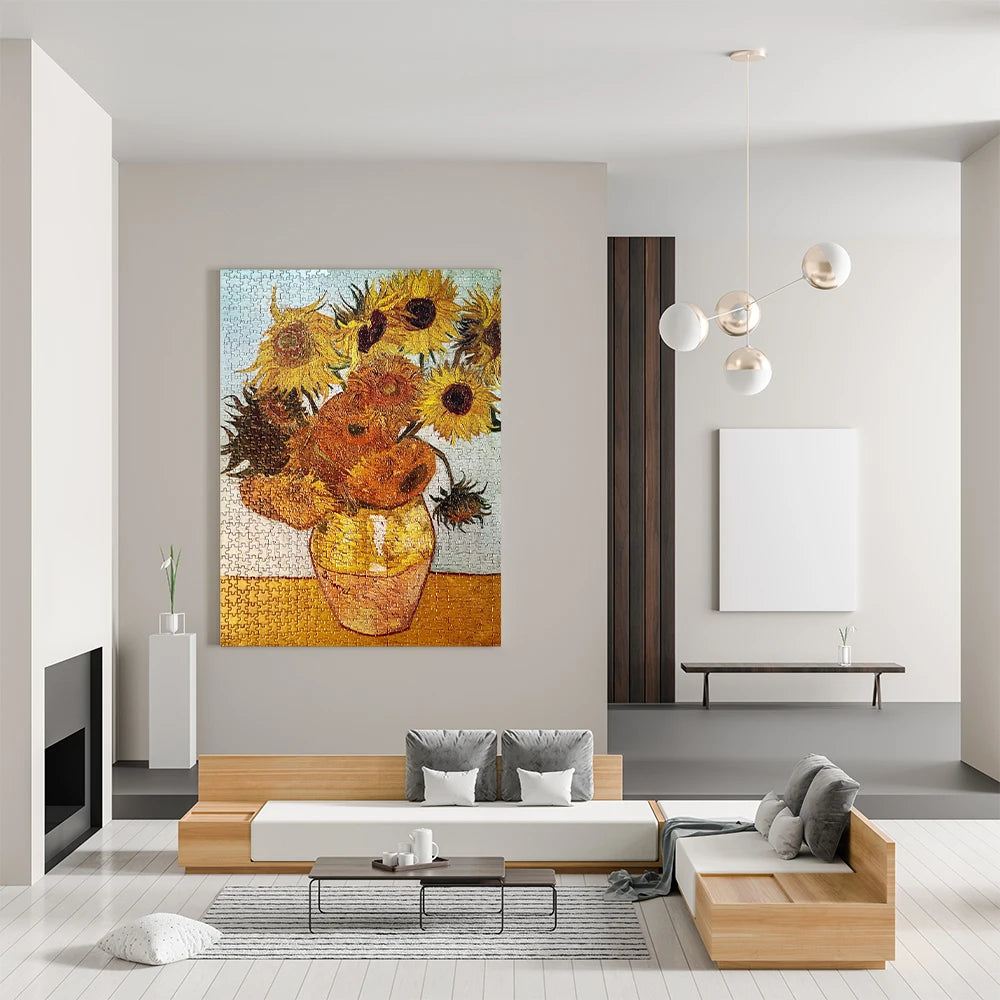 Puzzle 1000 Pièces - Tournesols, Van Gogh (Art, Adulte)