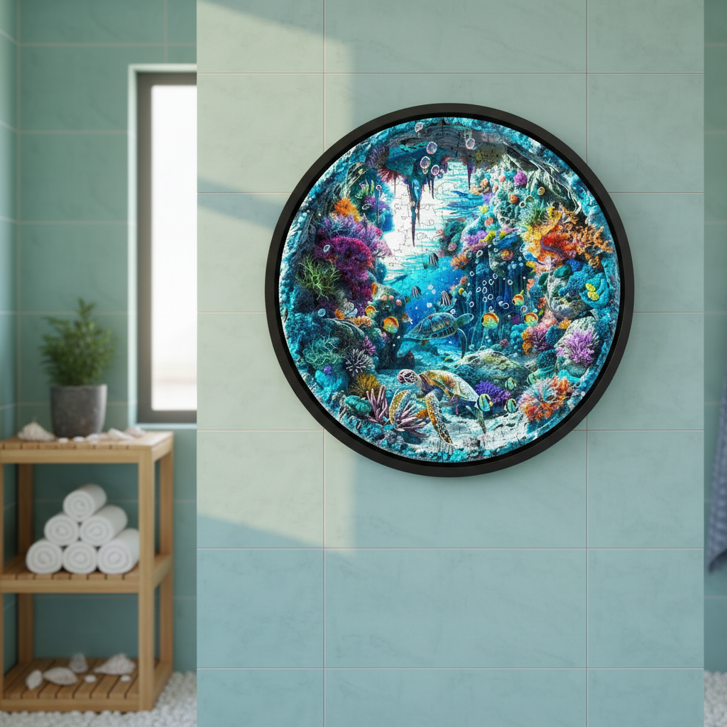 Puzzle en bois - Univers marin