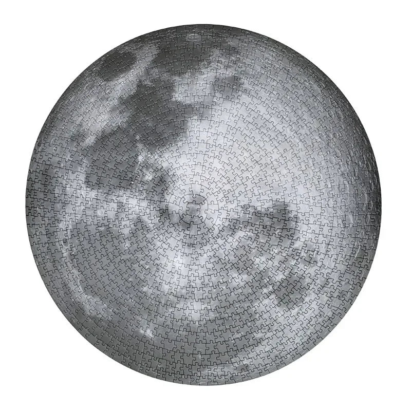 Puzzle 1000 Pièces - La Lune (Rond, Astronomie)