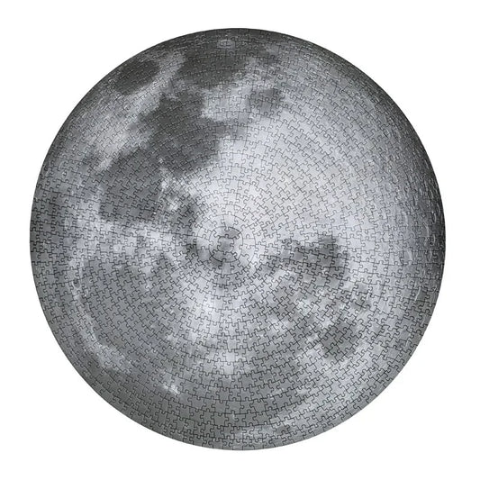 Puzzle 1000 Pièces - La Lune (Rond, Astronomie)