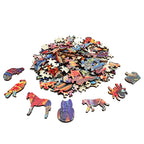 Puzzle en bois Tortue – Puzzle océan (pièces irrégulières)
