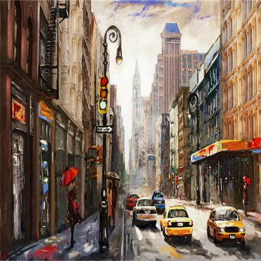 Puzzle 500 PIèces - Rue New Yorkaise (Art, Adulte)