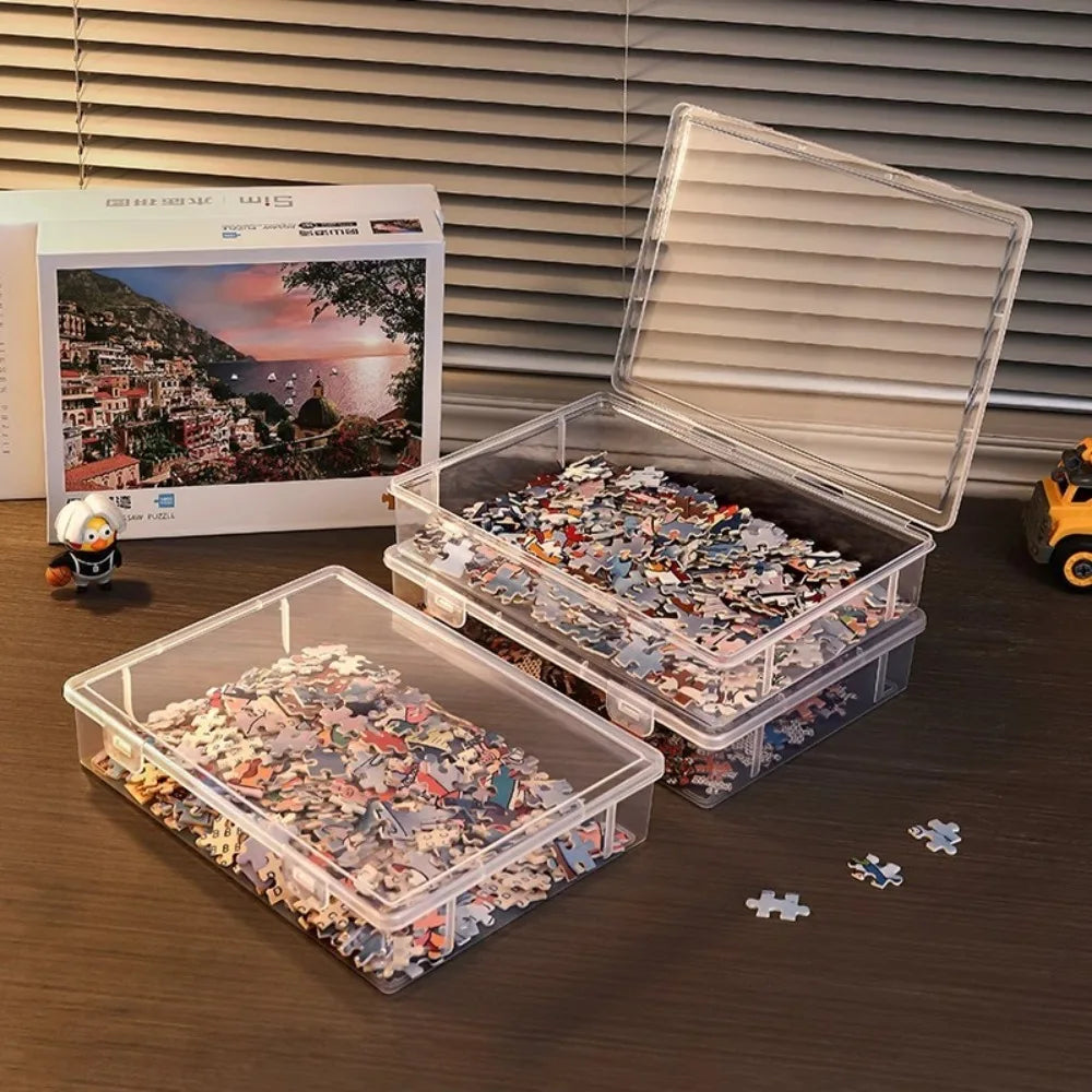 Boite de rangement à empiler pour puzzle