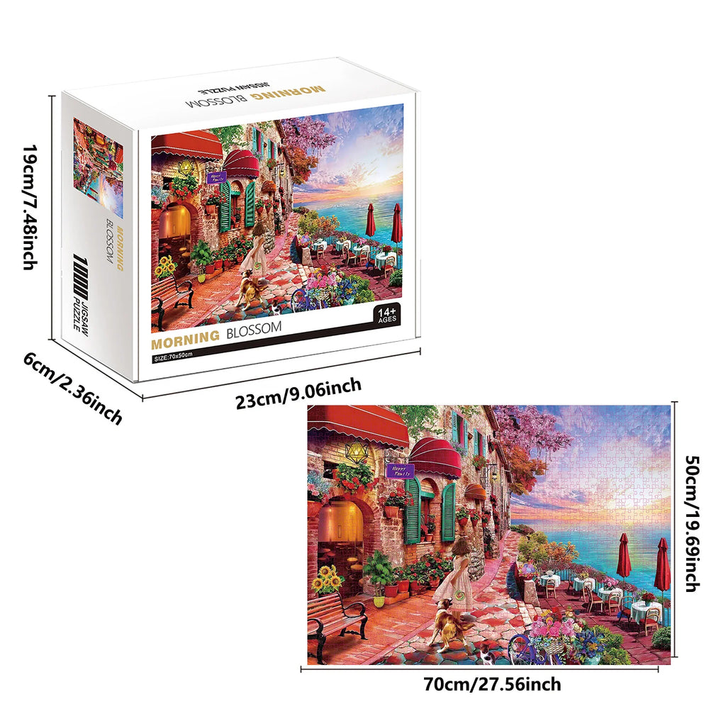 Puzzle 1000 Pièces - Fleur du matin (Paysage, Adulte)