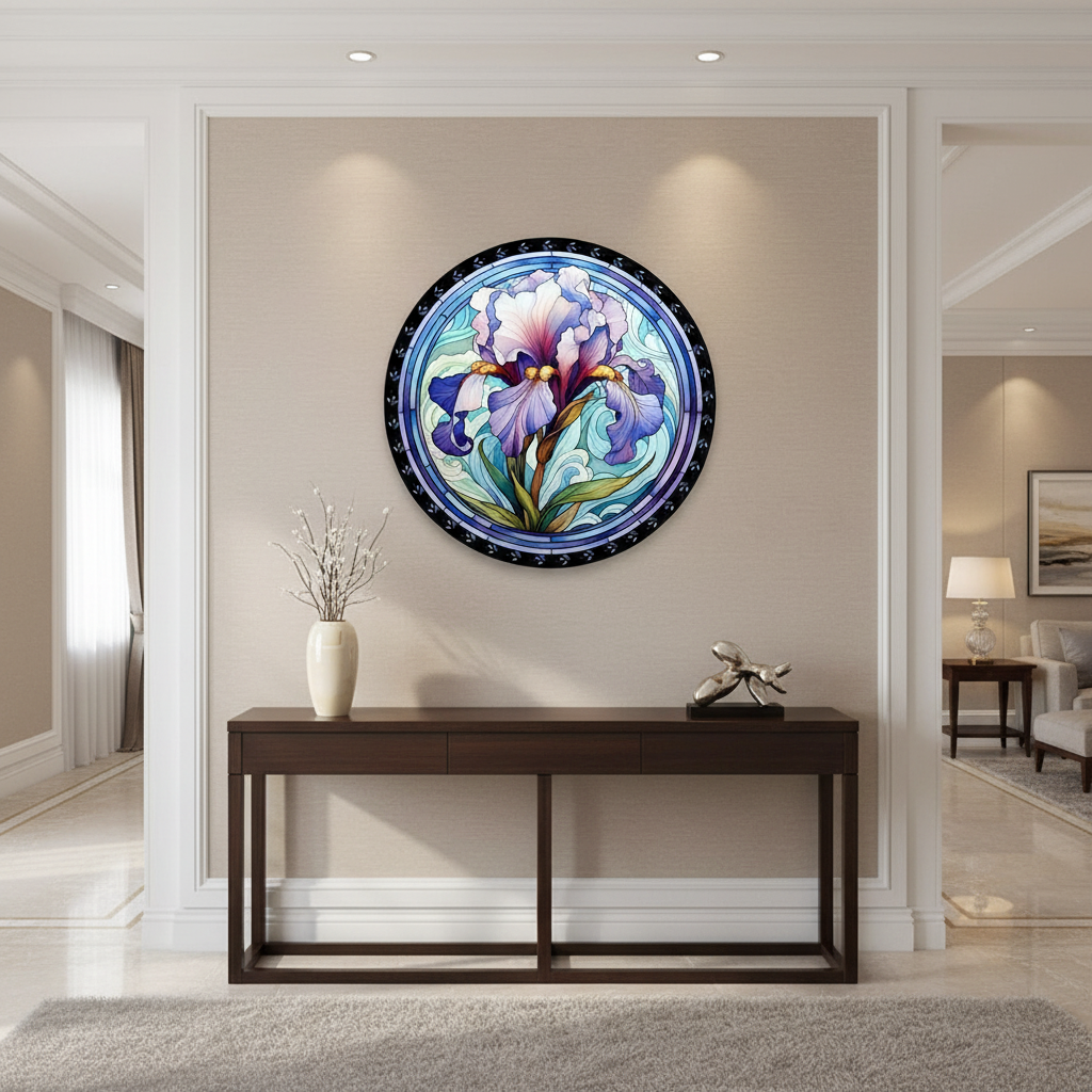 Puzzle en bois - Iris (Fleur, Nature)