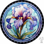 Puzzle en bois - Iris (Fleur, Nature)