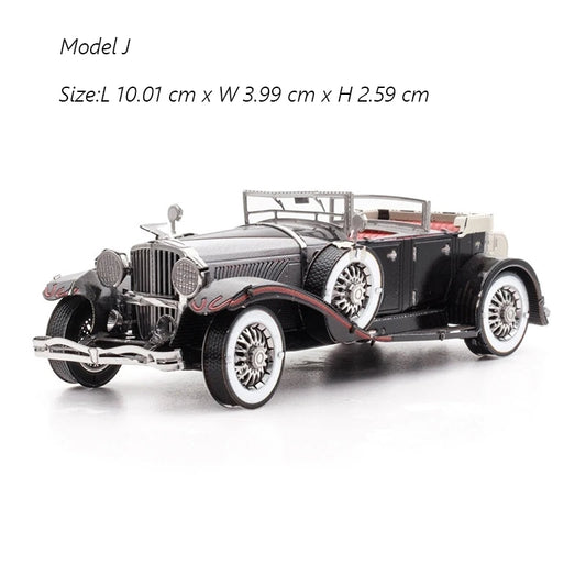 Puzzle 3D Métal - Véhicules | Voiture Model J