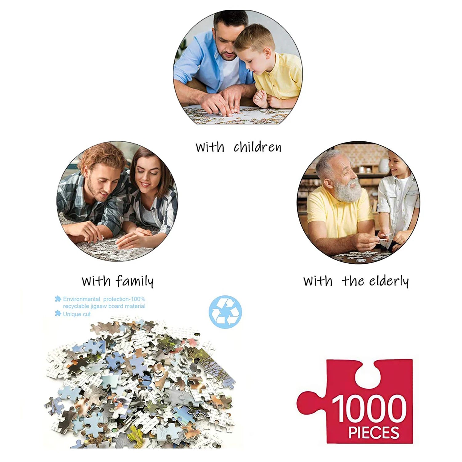 Puzzle 1000 Pièces - Times Square, New York (Paysage, Adulte)