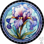 Puzzle en bois - Iris (Fleur, Nature)