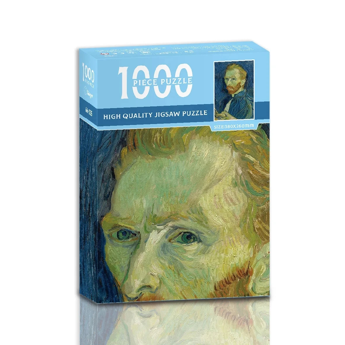 Mini Puzzle 1000 Pièces - Autoportrait, Van Gogh (Art, Adulte)